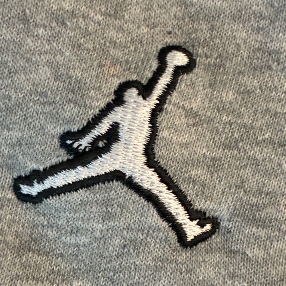Air Jordan hoodie bleach stained Gray grey long sleeved hooded - Picture 10 of 12